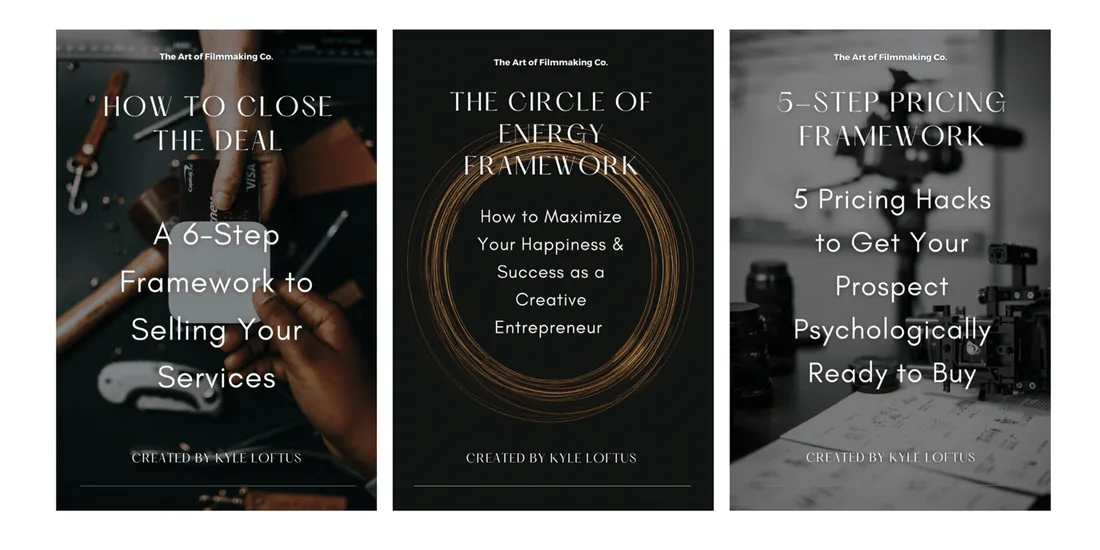 Framework guides for automating and optimizing a creative business