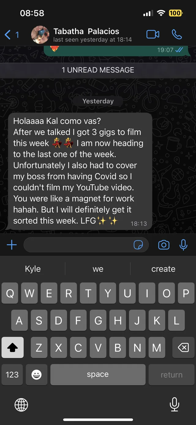 Member message from the coaching community