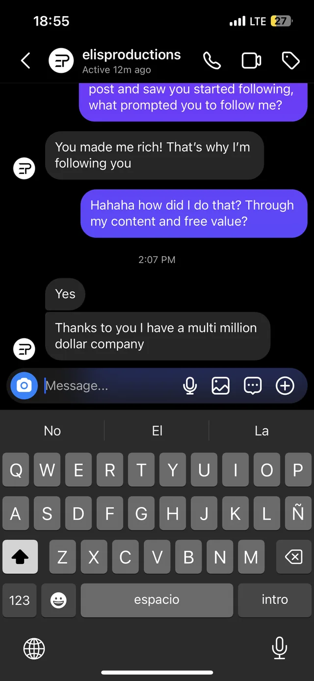 Member message: I scaled a multi-million dollar company because of you